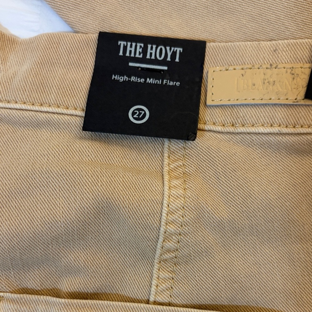 Blank NYC high rise mini flare Beige Utility Cargo Pants size 27 new with tags - Picture 4 of 9